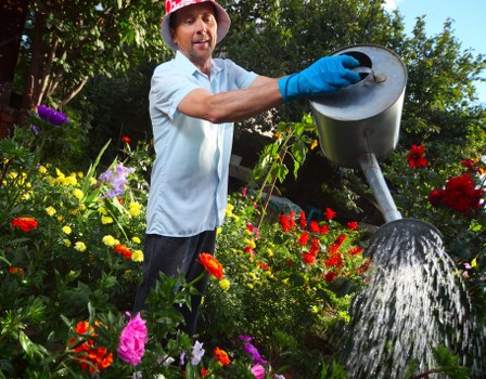 Seasonal garden maintenance activities in Southwark